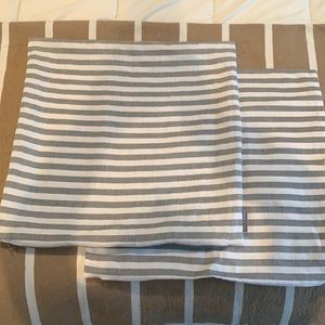 Pair of MCGEE & CO. 20 x 20” pillow covers